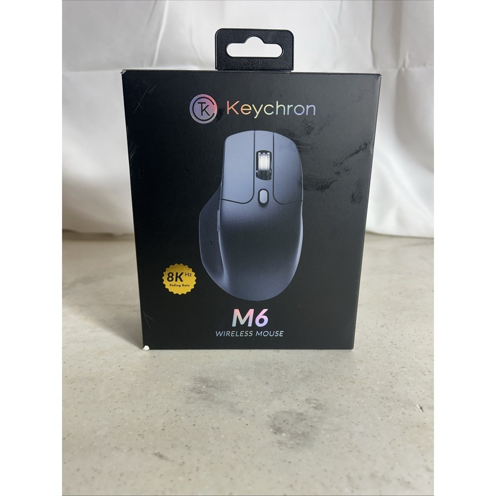 Keychron M6 All Silent Wireless 8K Steel Scroll Wheel Mouse